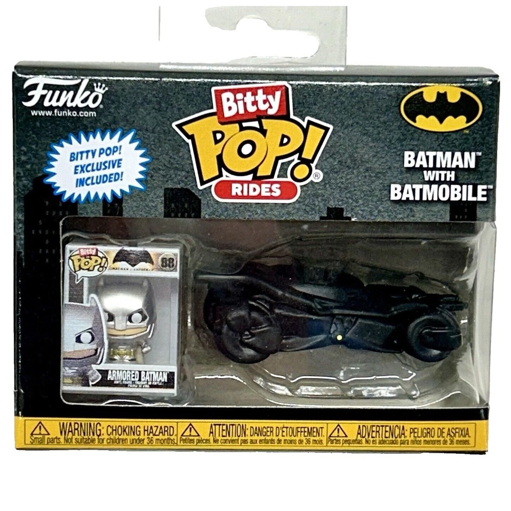 Batman with Batmobile Funko Bitty Pop! Ride (SH)